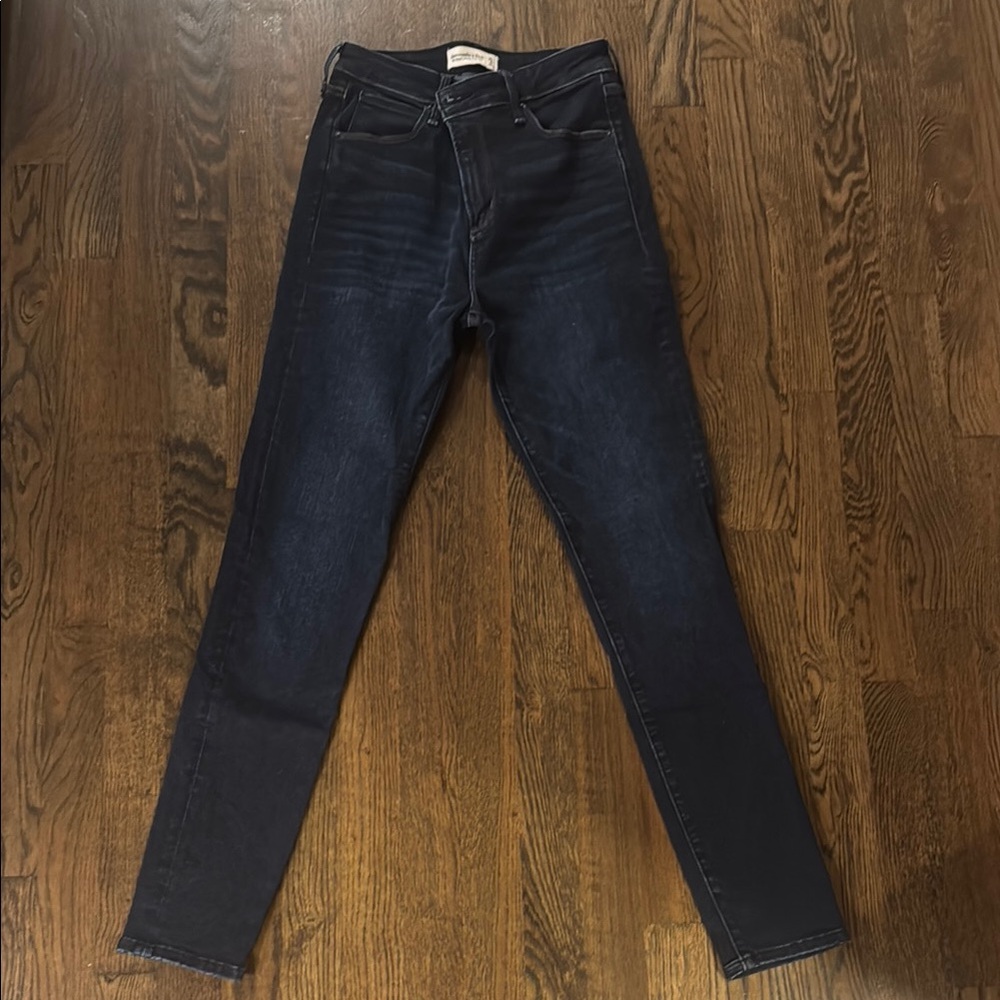 Abercrombie & Fitch High Rise Blue Jeans